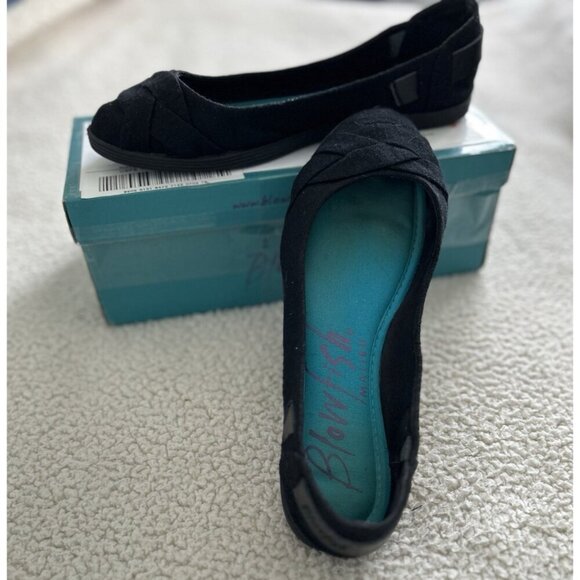 Blowfish Malibu Women’s Black Slip On Ballet Flats Size US 10 - Picture 1 of 8